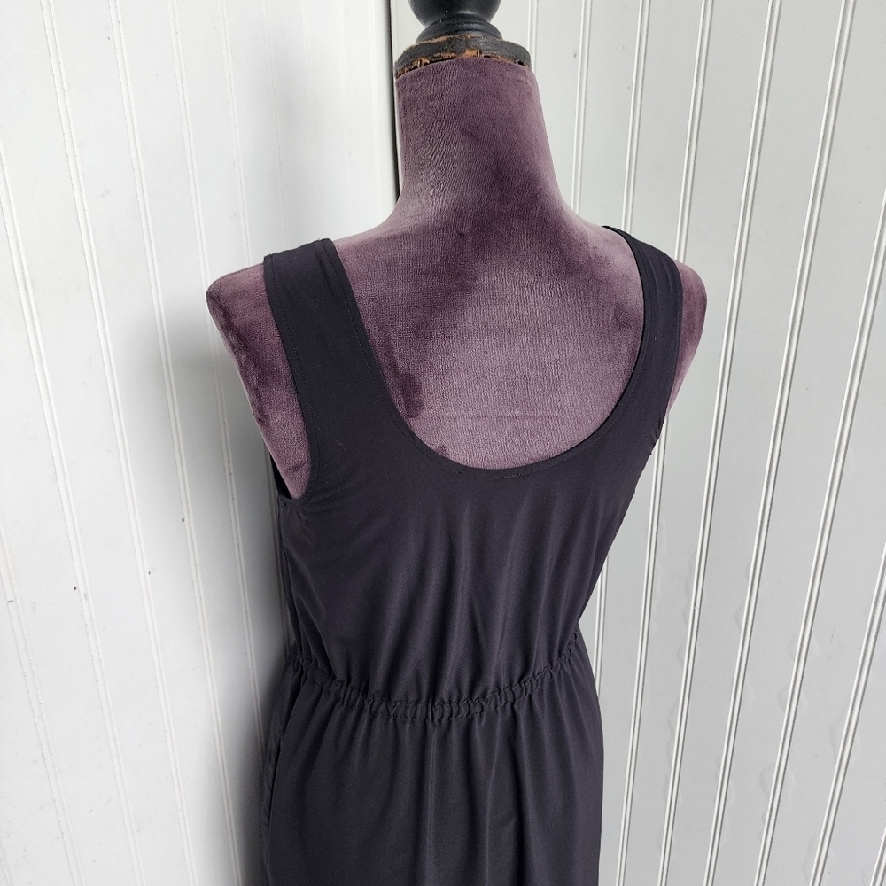 Soma Black Sleeveless Drawstring Waist Dress - Picture 8 of 15